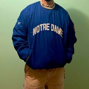 Vintage Reebok Notre Dame Pullover